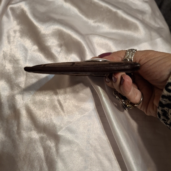 Coach Brown Monogram Key Card Pouch - Picture 5 of 8